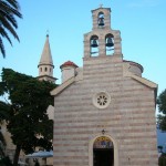 The Catholic church in Budva